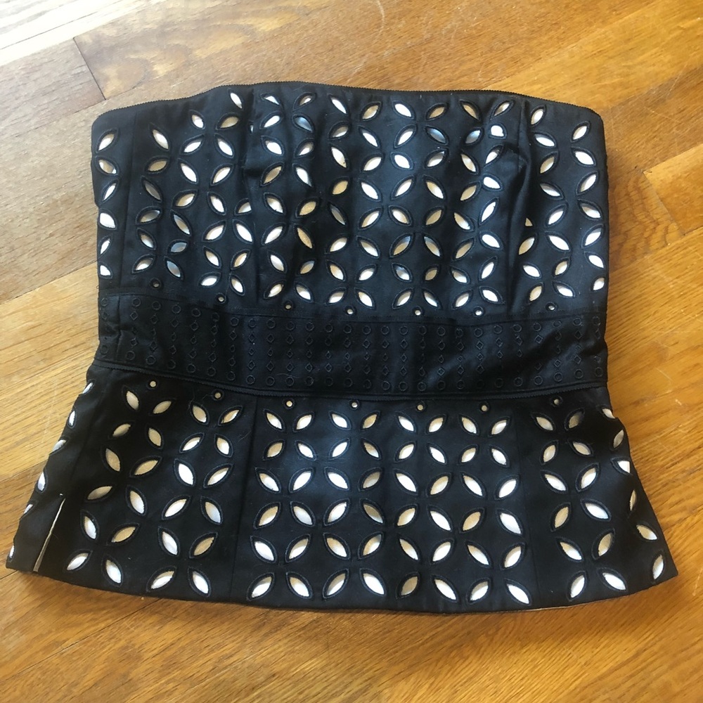 White House Black Market corset top